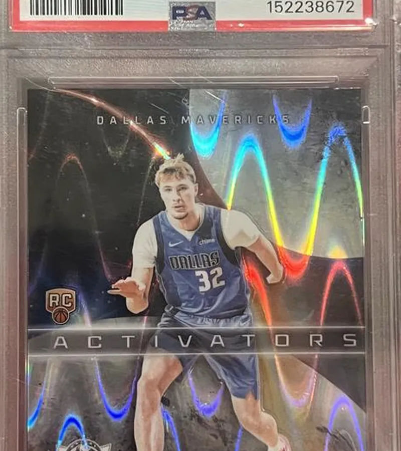 PSA 10 graded 2025 Topps Chrome Cooper Flagg Activators Raywave rookie card